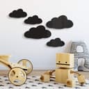 Decoro in acrilico - Set nuvole (5-pz.)
