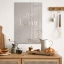 Stampa su vetro acrilico Coffee Lover