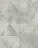 Fotomurale Carta da parati effetto cemento con superfici geometriche in grigio chiaro 2,7 x 2,12 m