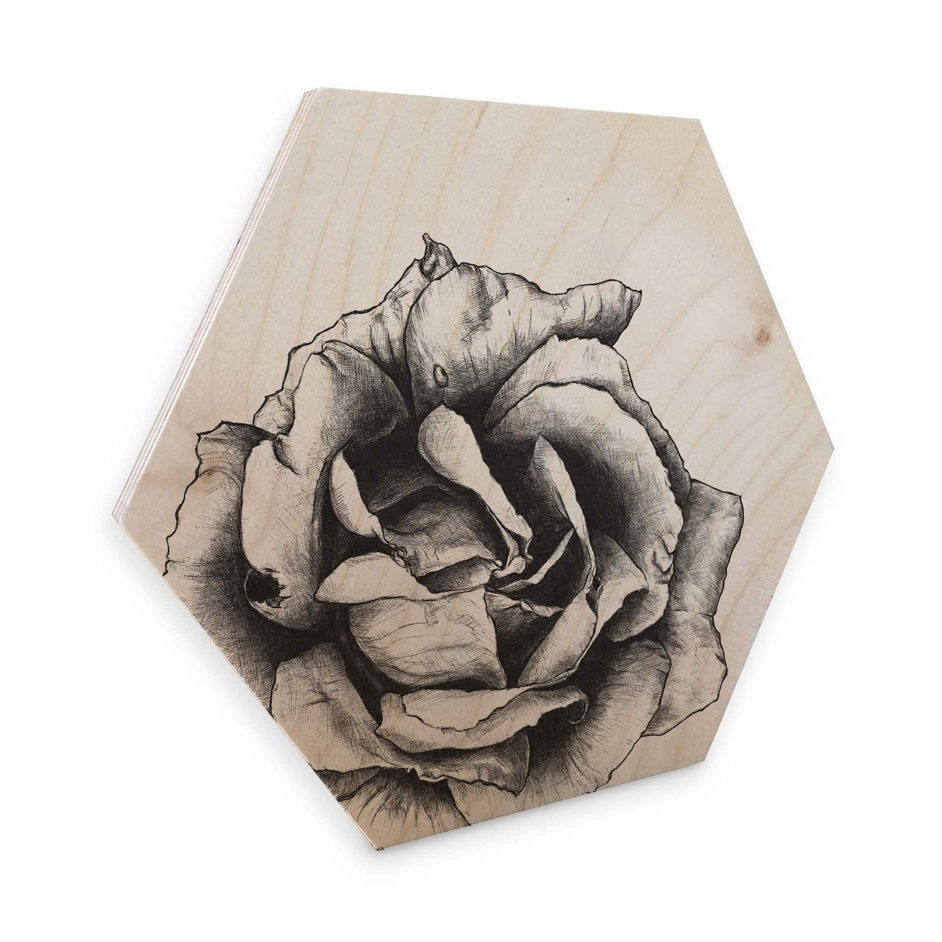 Esagoni in legno Kools - Rosa