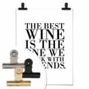 Poster- The best wine 