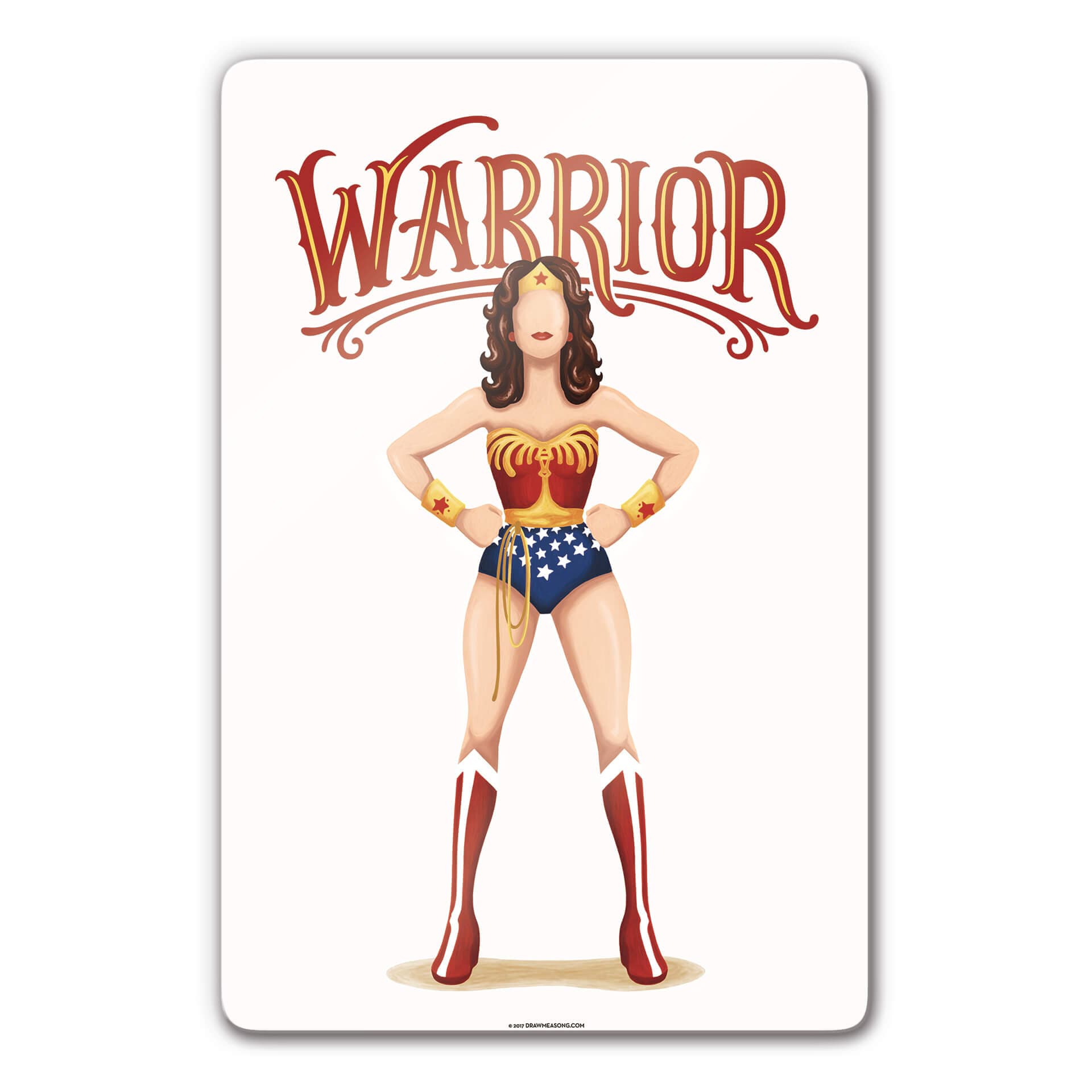 Stampa su vetro Tohmé - Wonderwoman