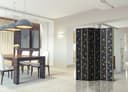 Divisorio per sala - Costellazione di pizzo, 3 pezzi