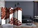 Schermo divisorio - Monstera delle spezie, 5 pezzi - 225x172 cm