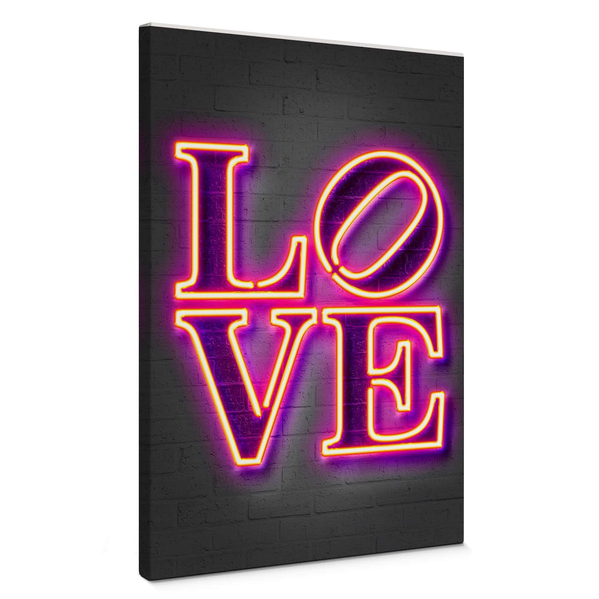 Stampa su tela Mielu - Love