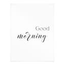 Poster Good Morning 