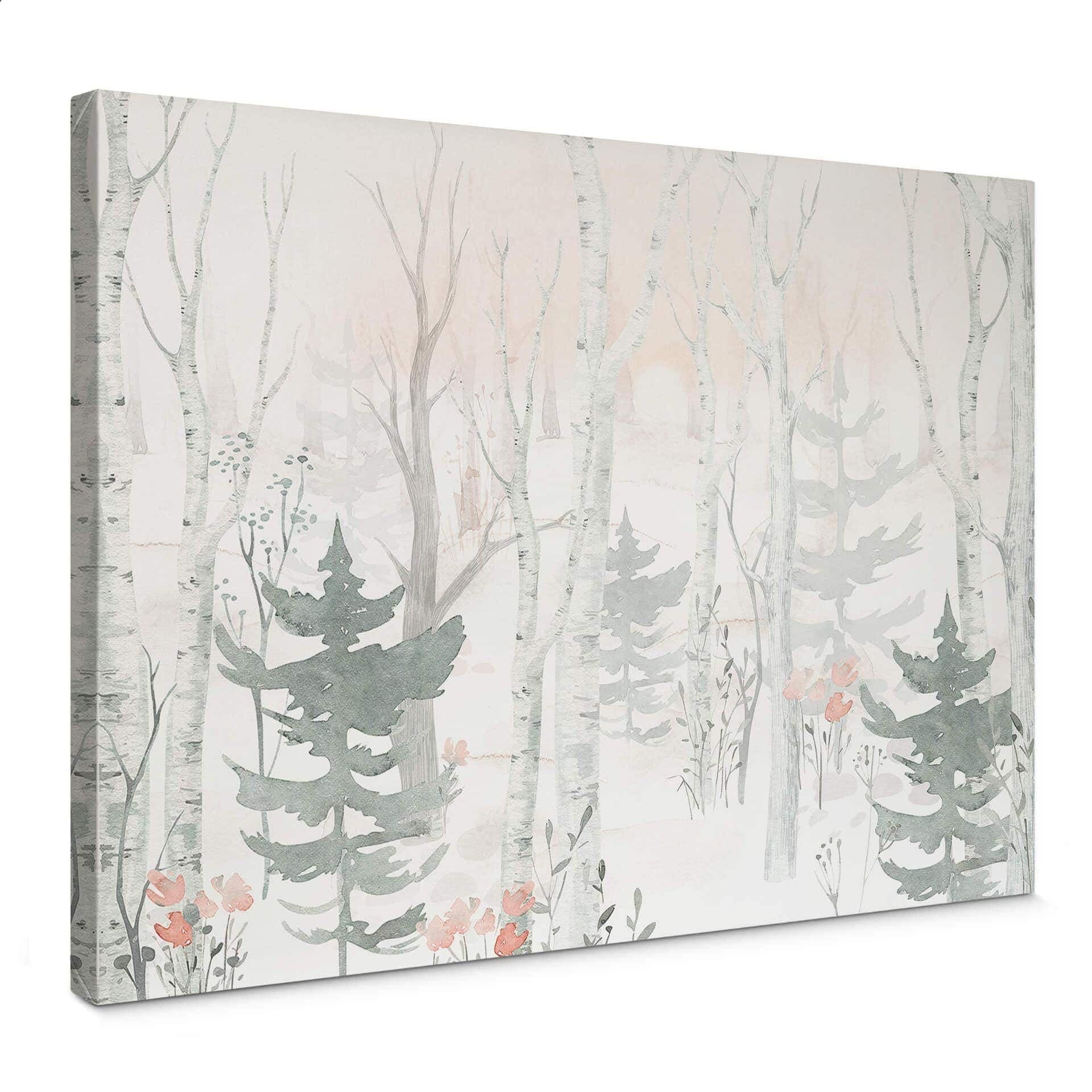 Stampa su tela Kvilis - Foresta