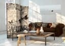 Paravento - Corrispondenza in stile vintage, 3 pezzi