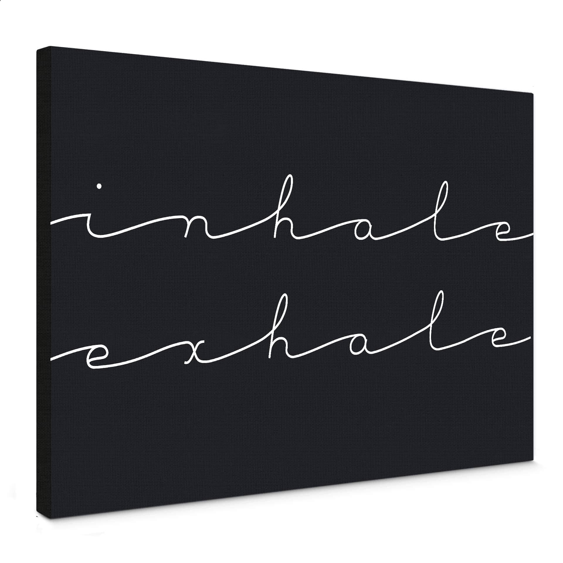 Stampa su tela - Inhale exhale