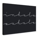 Stampa su tela - Inhale exhale