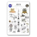 Stampa su vetro Sparshott - Apollo 11