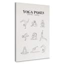 Stampa su tela - Yoga - Line Art