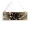 Targa in legno - Agave 01