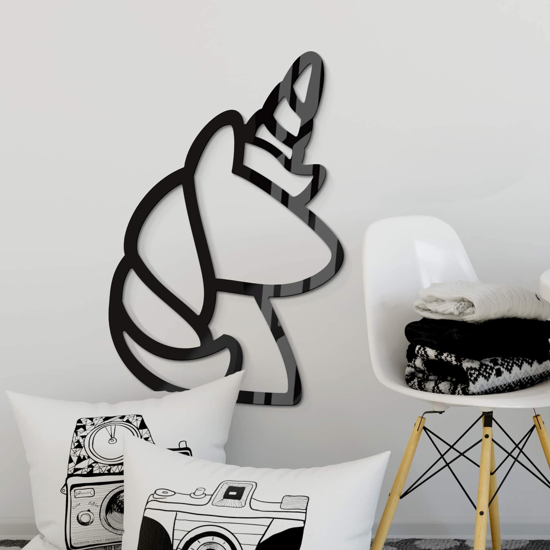 Decoro in acrilico Unicorno