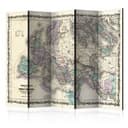 Divisorio - Mappa del mondo - Odissea romana, 5 pezzi - 225x172 cm