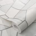 Carta da parati in tessuto non tessuto MOSAIQUE Elle Decoration 4, grigio chiaro