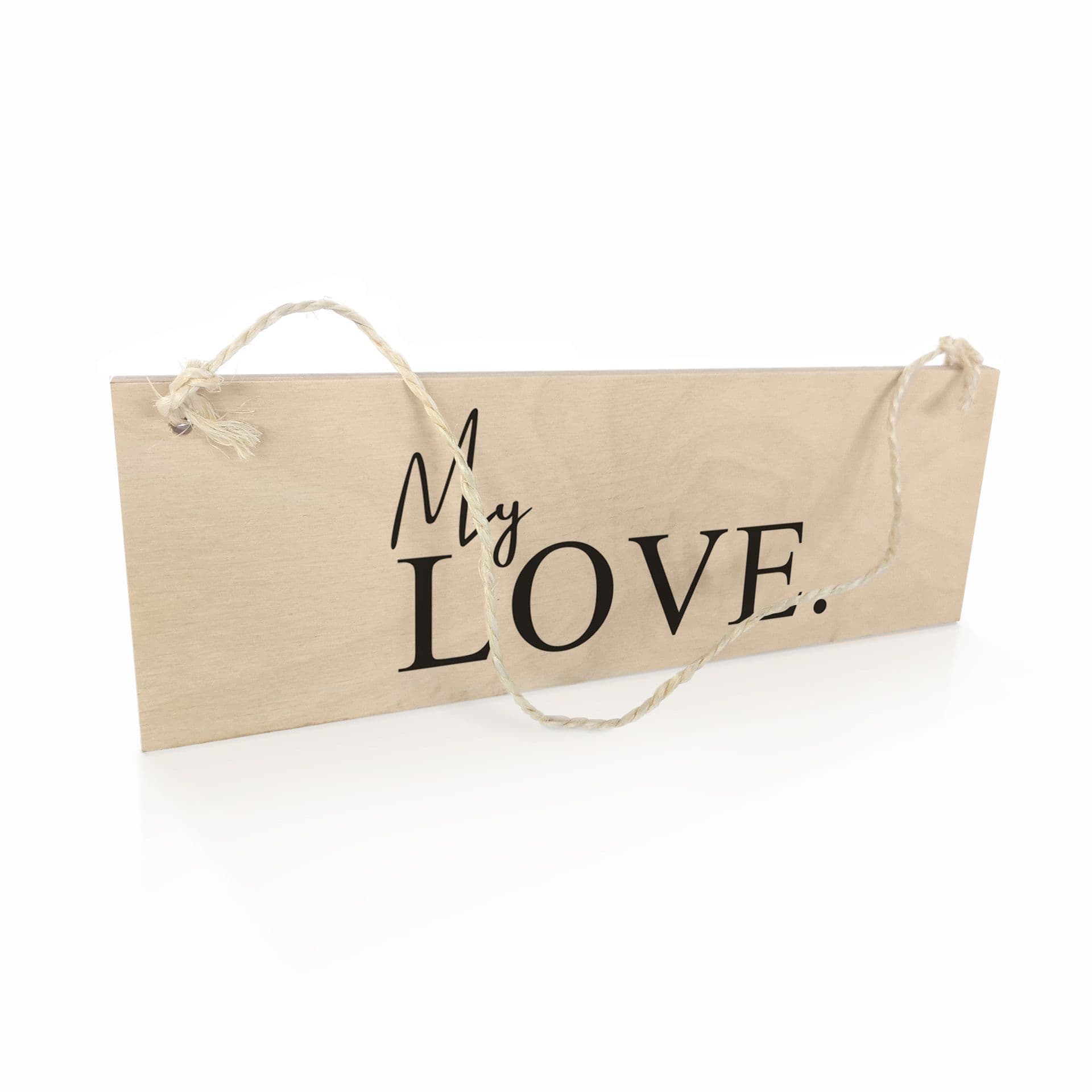 Targa in legno - My Love