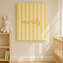 Stampe su tela personalizzabili a strisce gialle