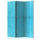 Schermo divisorio - Pannelli blu, 3 pezzi