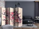 Schermo divisorio - Sakura nei giardini Shogun, 3 pezzi