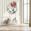 Fotomurale a strisce, strisce di faccia classiche, romantico opaco in bianco 2,70 x 1,59m