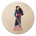Stampa su legno Tohmé - Mulan