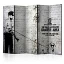 Schermo divisorio - Zona graffiti, 5 pezzi - 225x172 cm