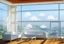 Decoro per finestra - Nuvole 