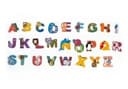 Lettere per bambini Animali colorati
