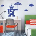 Adesivo murale - Il robot Maddox