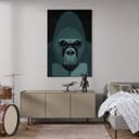 Stampa su tela Gorilla - Braun