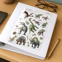 Adesivi per dinosauri