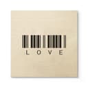 Stampa su legno - Barcode Love