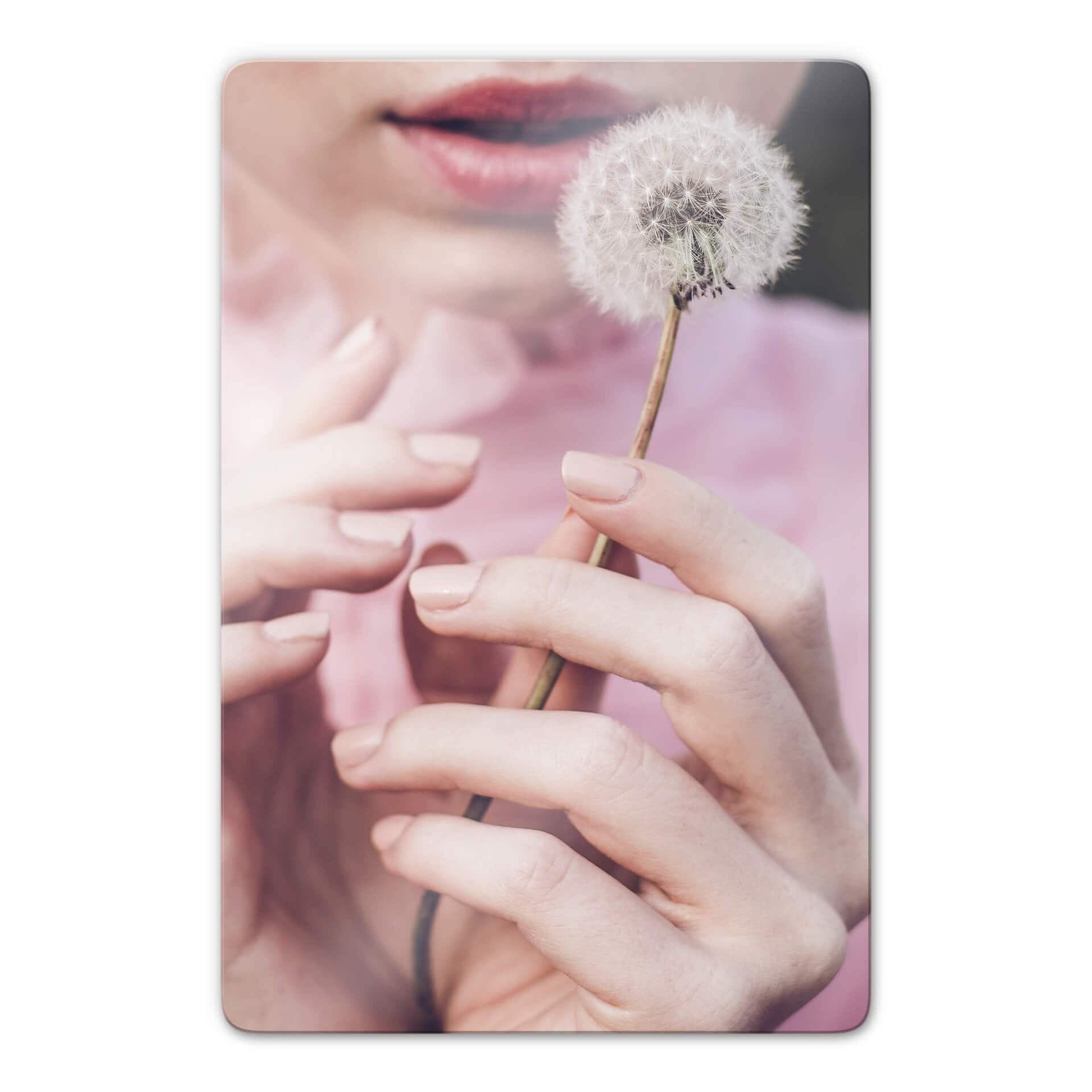Glasbild Gorecka - Hauchzart