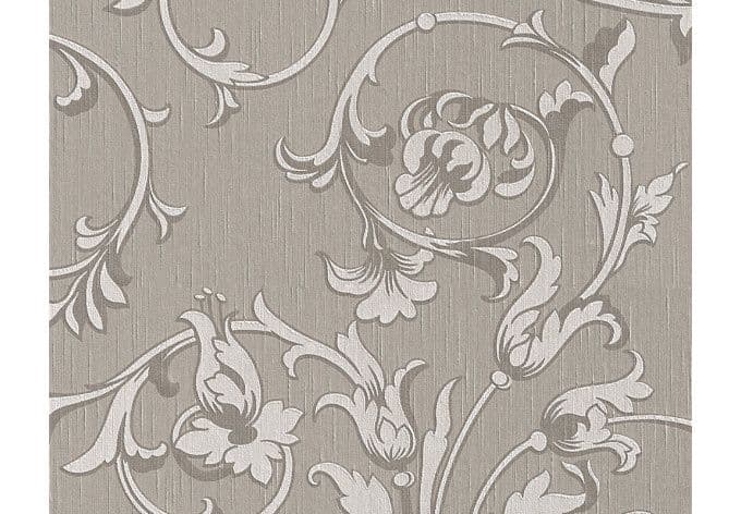 Architects Paper - carta da parati in tessuto serie "Tessuto" colore seppia, bianco segnale, beige-g