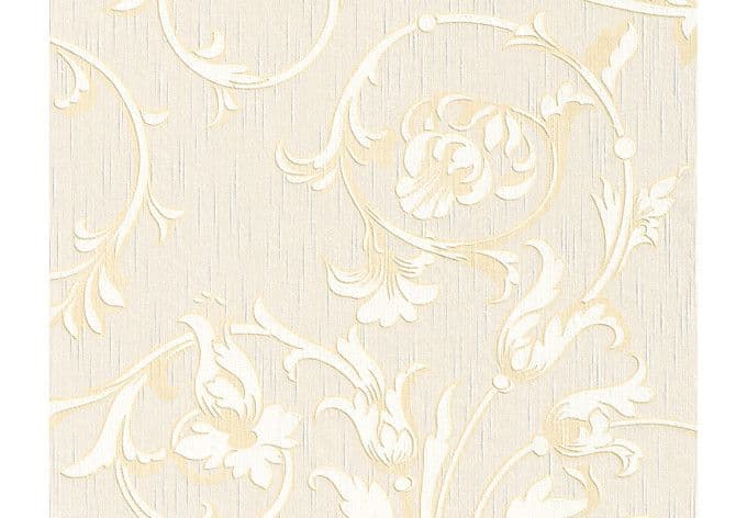 Architects Paper - carta da parati in tessuto serie "Tessuto" colore bianco segnale, giallo sabbia, 