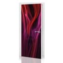 Adesivo per porta - Fumo rosso