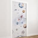 Pellicola per porta per la stanza dei bambini - Space - Kvilis - Decorazione autoadesiva per porte
