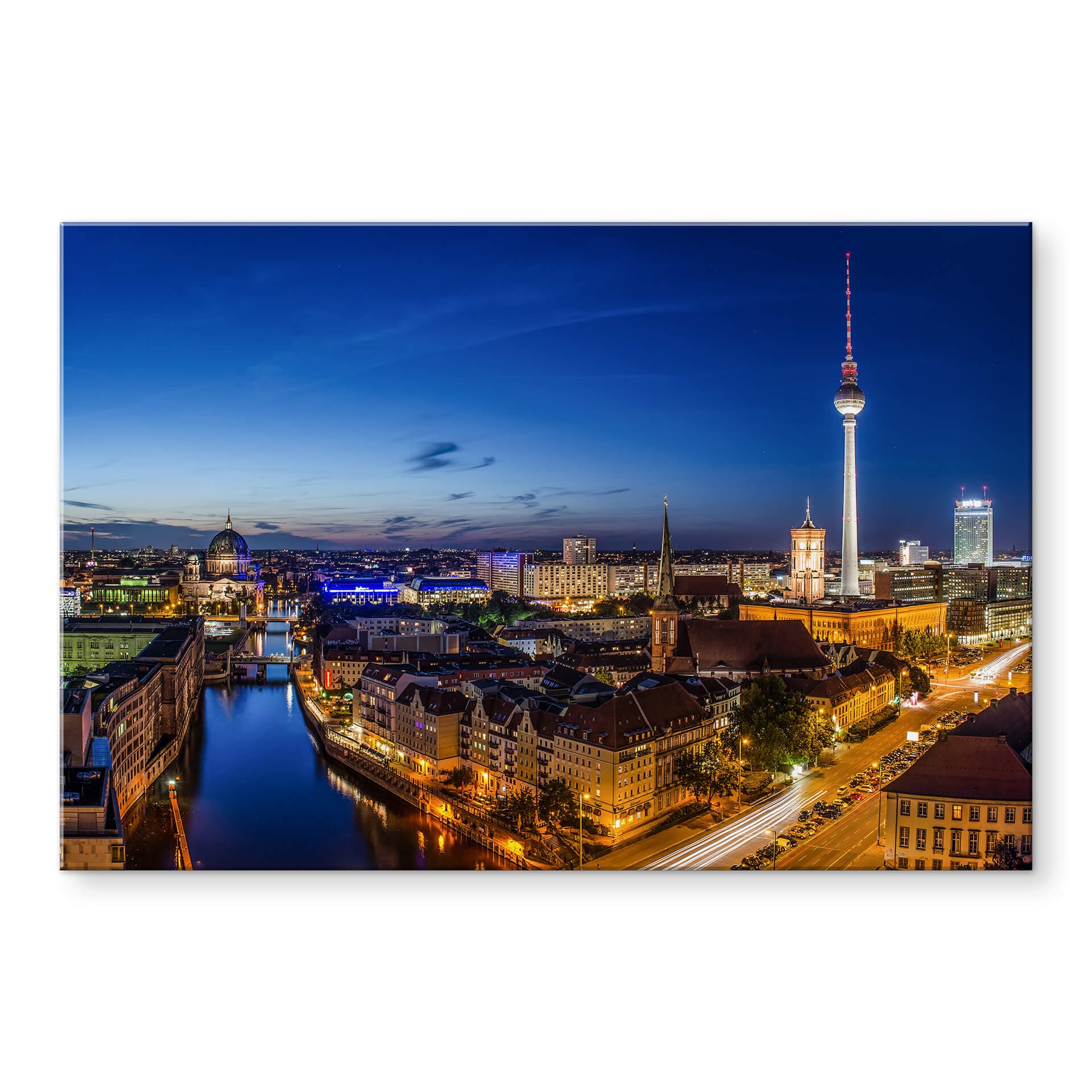 Stampa su vetro acrilico Berlino Panorama