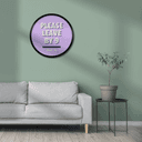 Poster Please leave by 9 - Fritsch