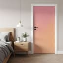 Pellicola per porte con gelato al lampone Ombre - decorazione autoadesiva per porte