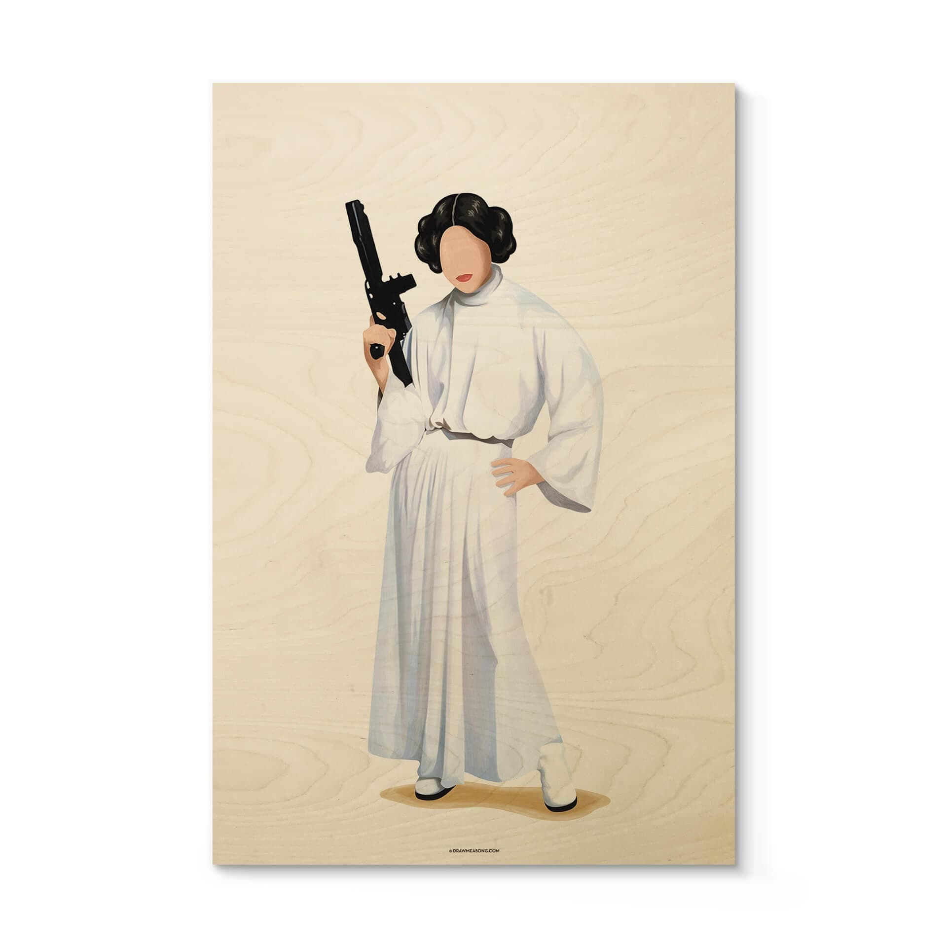 Stampa su legno Tohmé - Leila