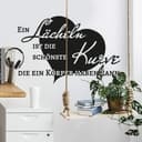 Adesivo murale - Ein Lächeln