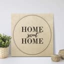 Stampa su legno - Home sweet Home
