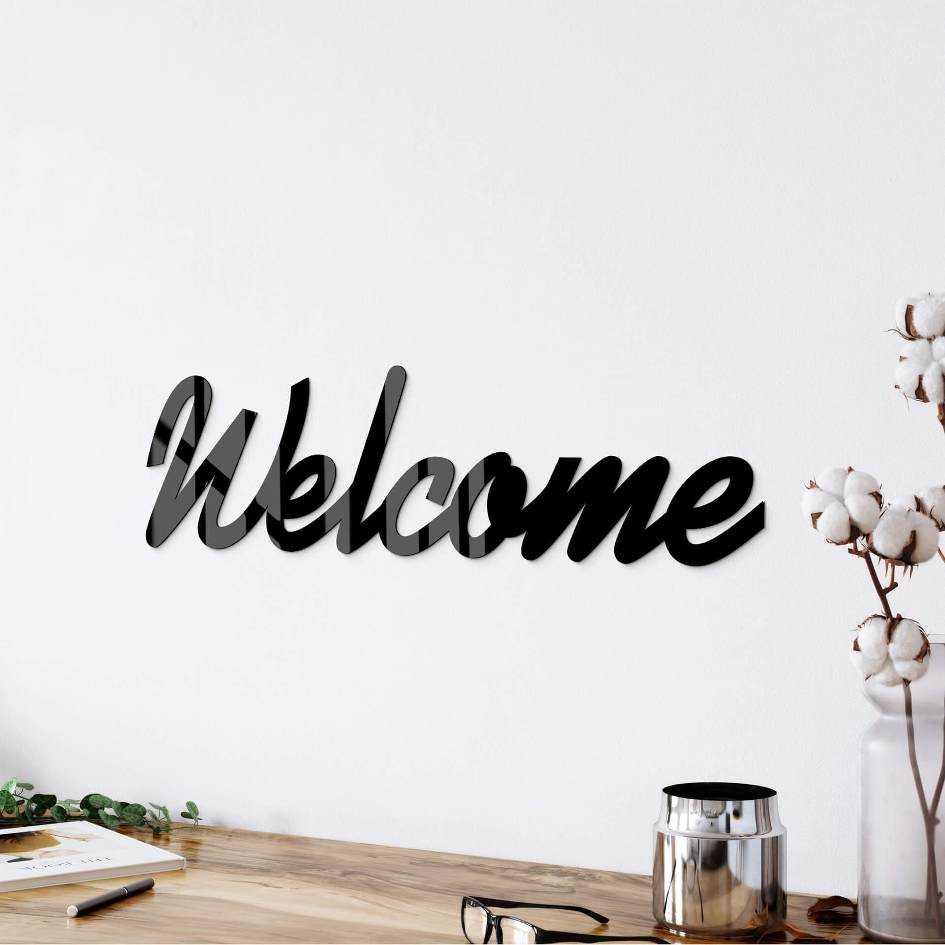Lettere in acrilico Welcome