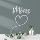 Adesivo murale - Mom cuore