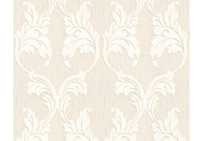 Architects Paper - carta da parati in tessuto serie "Tessuto" colore avorio, bianco segnale, bianco 