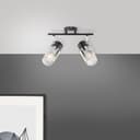 Spotrohr Aiden 1 Grau, 40W, 23,5 x 30 cm, Metall Deckenleuchte