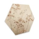 Esagono in legno Colori pastello