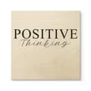 Stampa su legno - Positive Thinking